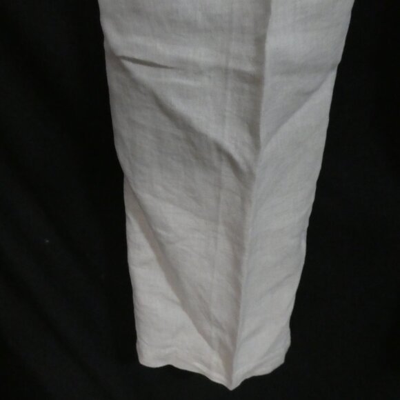 Y2K | OLD NAVY SURPLUS CO. | 36 x 30 | Classic Beige Linen Straight Leg Pants - Picture 15 of 16
